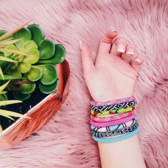 lily and laura Jewelry - assorted slip-on beaded bracelets